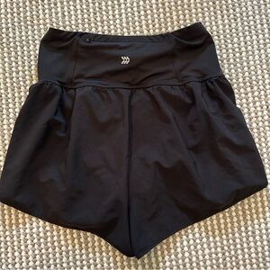 High waisted running shorts